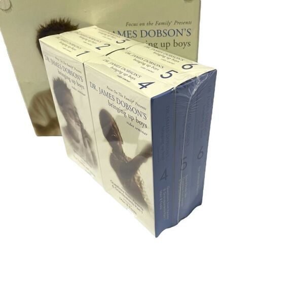 NWT Brining Up Boys by Dr.James Dobson Video Seminar VHS Set - Picture 9 of 15